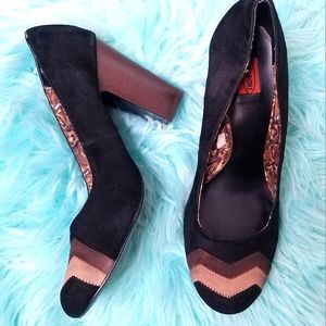 Missoni for Target Shoes Heels Black Brown Size 7.5